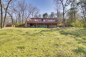 Dock & Water-view Deck: Home on Lake Dardanelle