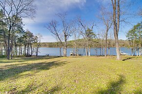 Dock & Water-view Deck: Home on Lake Dardanelle