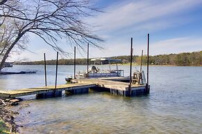 Dock & Water-view Deck: Home on Lake Dardanelle