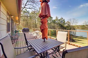 Dock & Water-view Deck: Home on Lake Dardanelle
