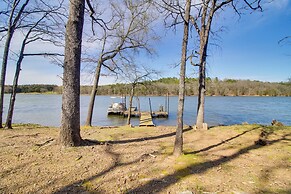 Dock & Water-view Deck: Home on Lake Dardanelle