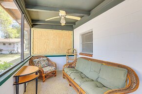 Lanai & Fire Pit: Riverfront Studio in Chiefland!