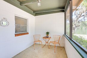 Lanai & Fire Pit: Riverfront Studio in Chiefland!