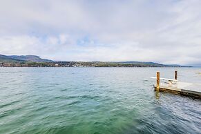 Private Dock at Lake George Getaway