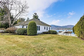 Private Dock at Lake George Getaway