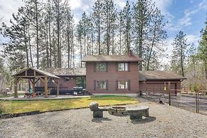 On-site Access to Spokane River: Home w/ Fire Pit!