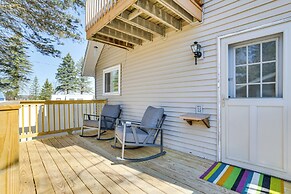 Deck & Scenic Views: Lakefront Cottage in Hale!