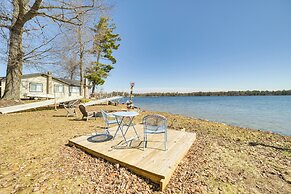 Deck & Scenic Views: Lakefront Cottage in Hale!