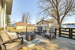 Deck & Scenic Views: Lakefront Cottage in Hale!