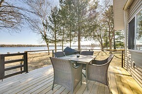 Deck & Scenic Views: Lakefront Cottage in Hale!