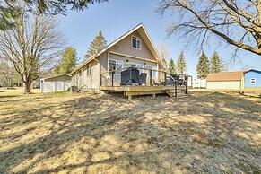 Deck & Scenic Views: Lakefront Cottage in Hale!