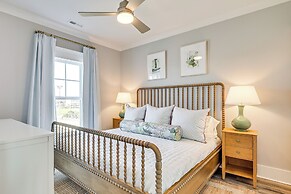 Walk to Beach: Coastal Oak Island Gem w/ Elevator!