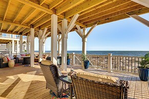 Walk to Beach: Coastal Oak Island Gem w/ Elevator!