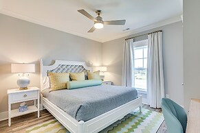 Walk to Beach: Coastal Oak Island Gem w/ Elevator!