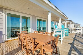 Walk to Beach: Coastal Oak Island Gem w/ Elevator!