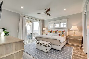 Walk to Beach: Coastal Oak Island Gem w/ Elevator!