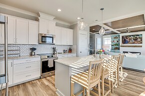 Walk to Beach: Coastal Oak Island Gem w/ Elevator!