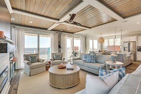 Walk to Beach: Coastal Oak Island Gem w/ Elevator!