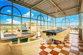 Mordern Rooftop Restro and Pool at Udaipur