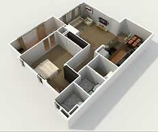 New Trendy 1BR Apartment With Heated Pool Gym Minigolf