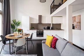 Airy loft-apartment with balcony