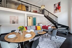 Airy loft-apartment with balcony