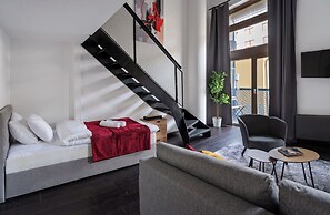 Airy loft-apartment with balcony