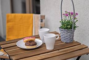 Airy loft-apartment with balcony