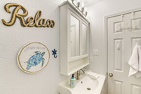 1 Block to Surfside Beach: Home w/ Gulf Views!