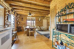 Log Cabin w/ Pond & Trail Access in Almond!