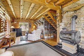 Log Cabin w/ Pond & Trail Access in Almond!