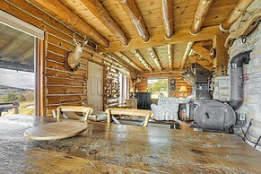Log Cabin w/ Pond & Trail Access in Almond!
