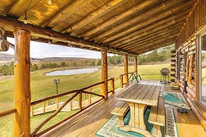 Log Cabin w/ Pond & Trail Access in Almond!