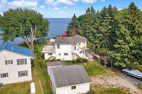 Private Beach & Sauna: Lakefront Deckerville Home!