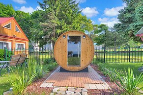 Private Beach & Sauna: Lakefront Deckerville Home!