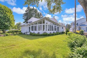 Private Beach & Sauna: Lakefront Deckerville Home!