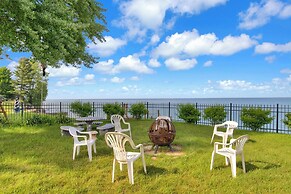 Private Beach & Sauna: Lakefront Deckerville Home!