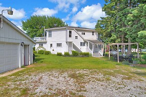 Private Beach & Sauna: Lakefront Deckerville Home!