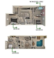 Private Pool at Solterra 4BR Townhome