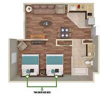 1 BR Apartment 3 Miles From Disney Springs Hs307