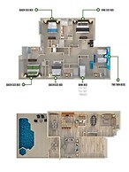 Themed Bedrooms and Large Pool