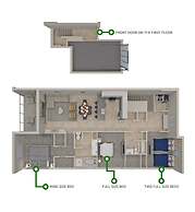 3BR up to 8 People at Champions Gate