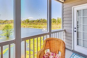 Balcony + Pool Access: Serene Little River Retreat