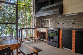 Casa Relaxo Waterfront Villa with Private Dock in Bacalar Lagoon