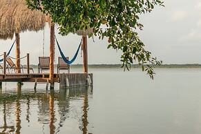 Casa Relaxo Waterfront Villa with Private Dock in Bacalar Lagoon