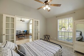 Private Acreage, Pergola & Fire Pit: Baytown Home