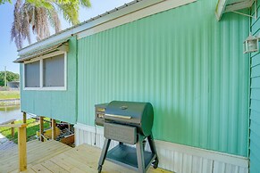 Boat & Fish: Canal-front Home on River