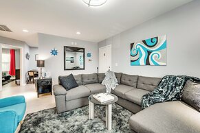 9 Mi to Charlotte Motor Speedway: Apt w/ Deck!