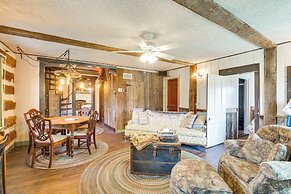 Hot Tub & Creek Views: Secluded Perryville Cabin