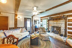 Hot Tub & Creek Views: Secluded Perryville Cabin